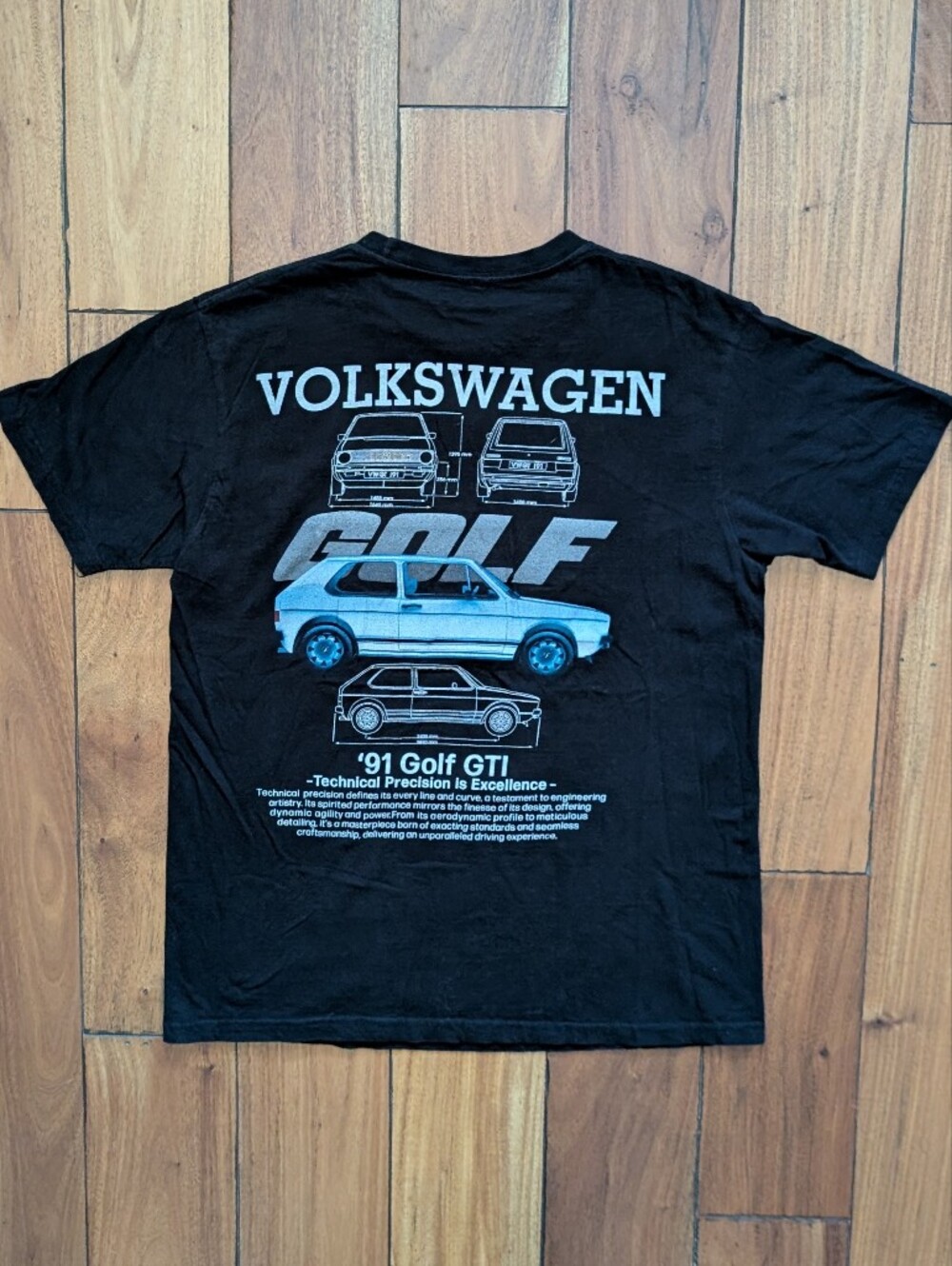 Volkswagen Golf GTI Retro T-shirt (M)